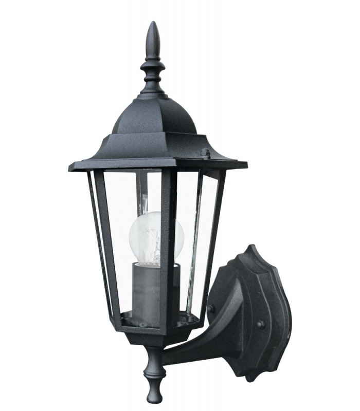 MILANO Outdoor UP Wall Lanterns Black IP44 20.8x36x17cm
