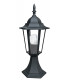 MILANO Outdoor Pedestal Light Black IP44 17x40.3cm