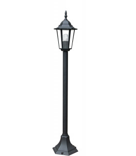MILANO Outdoor 105cm Bollard Black IP44 105x21cm