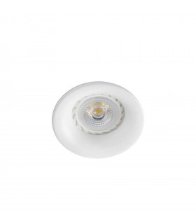 1 Light Round Recessed Spotlight White, GU10 - 2