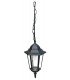 MILANO Outdoor Pendant Ceiling Light Black IP44 17cm