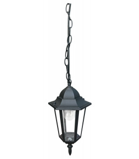 MILANO Outdoor Pendant Ceiling Light Black IP44 17cm