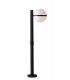 ORBIT Outdoor 100cm Bollard Black IP44 100x26cm