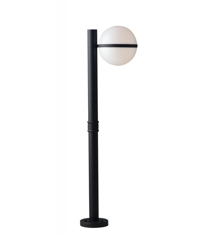 ORBIT Outdoor 100cm Bollard Black IP44 100x26cm