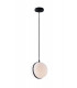 ORBIT Outdoor Globe Ceiling Light Black IP44 20cm