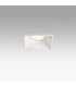 1 Light Square Recessed Spotlight White, GU10 - 1