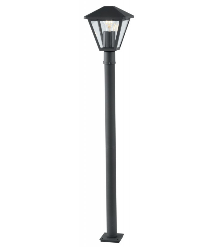 PRISMA Outdoor 100cm Bollard Anthracite IP44 100x16cm-1