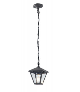 PRISMA Outdoor Pendant Ceiling Light Anthracite IP44 16cm-1