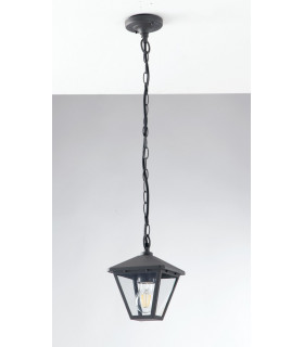 PRISMA Outdoor Pendant Ceiling Light Anthracite IP44 16cm-2