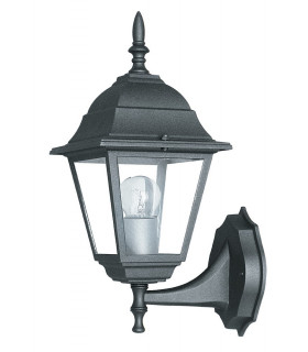 ROMA Outdoor UP Wall Lanterns Black IP44 19.5x35x14.6cm
