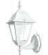 ROMA Outdoor UP Wall Lanterns White IP44 19.5x35x14.6cm