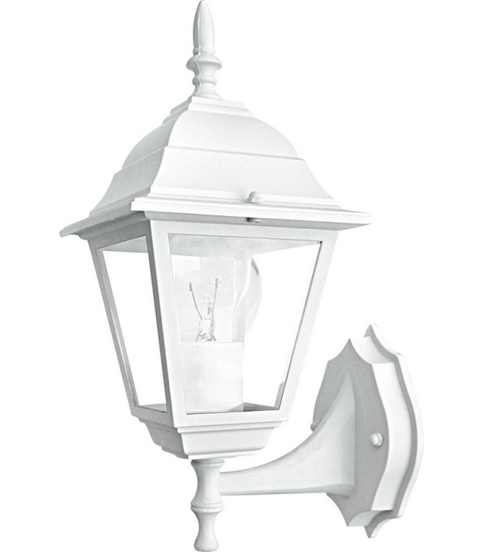 ROMA Outdoor UP Wall Lanterns White IP44 19.5x35x14.6cm