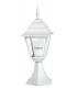 ROMA Outdoor Pedestal Light White IP44 14.6x39cm