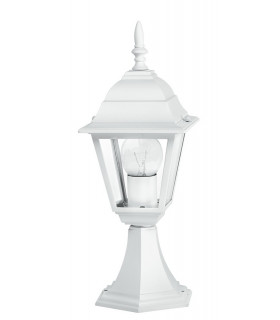 ROMA Outdoor Pedestal Light White IP44 14.6x39cm