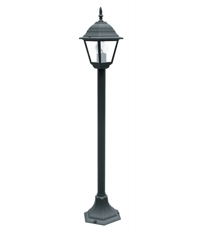 ROMA Outdoor 104cm Bollard Black IP44 104x21cm