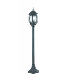 SANTIAGO Outdoor 110cm Bollard Black Green IP44 110.7x15.5cm