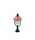 VENEZIA Outdoor Pedestal Light Black IP44 25x53.8cm