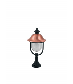 VENEZIA Outdoor Pedestal Light Black IP44 25x53.8cm