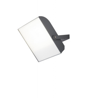 ELIOS Outdoor LED Flood Light Silver IP65 8000lm 4000K 28.2x22x6.8cm