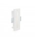LED 1 Light Indoor Recessed Wall Light White Plaster - 2