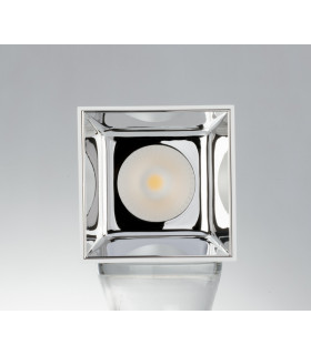 MIG LED Surface Mounted Downlight White Chrome 2000lm 3000K 11.5x11.5x11.6cm-2