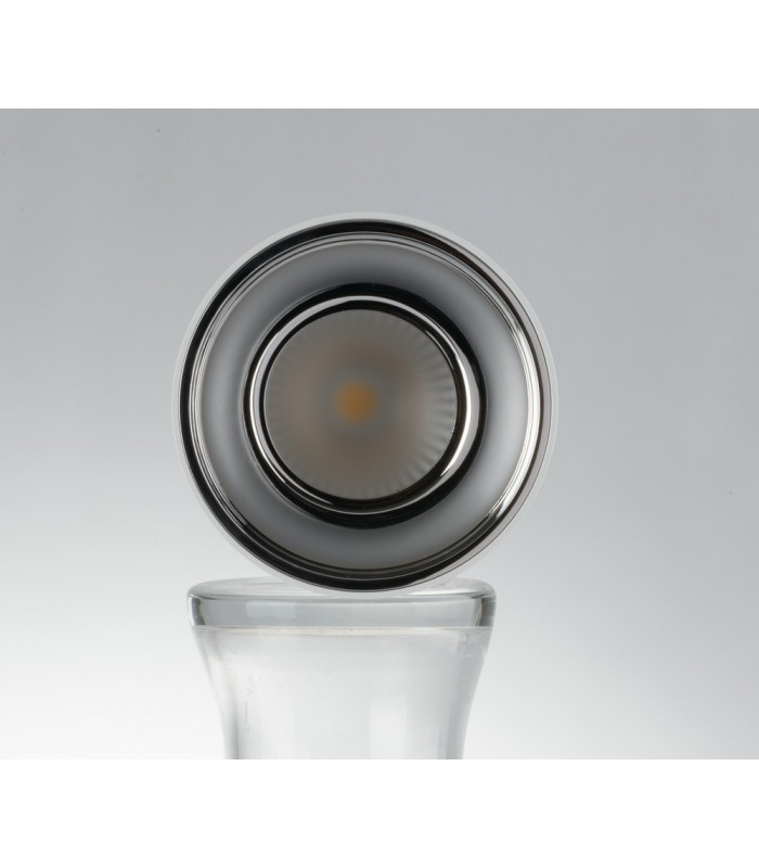 MIG LED Surface Mounted Downlight White Chrome 2000lm 3000K 11.4x11.7cm-3