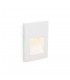 LED 1 Light Indoor Recessed Wall Light White Plaster - 1