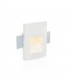 LED 1 Light Indoor Recessed Wall Light White Plaster - 2