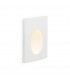 LED 1 Light Indoor Recessed Wall Light White Plaster - 1