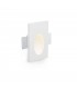 LED 1 Light Indoor Recessed Wall Light White Plaster - 2