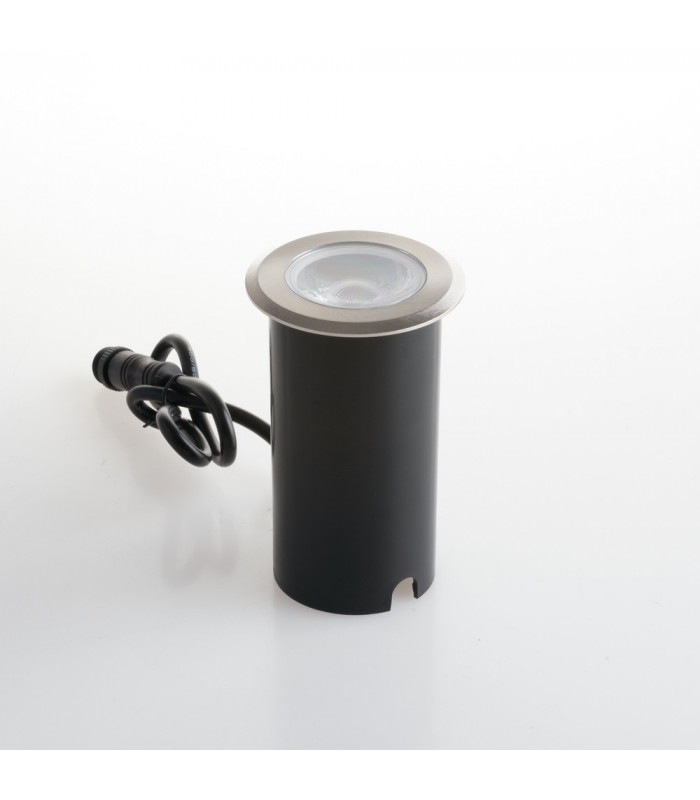 RUNNER Outdoor LED Recessed Floor & Decking Nickel IP67 390lm RGBW 7.5x8.5cm-3