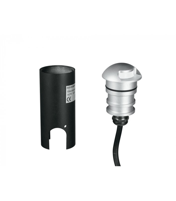 STEP24V Outdoor LED Recessed Floor & Decking Nickel - 1 Direction IP67 180lm 4000K 4.5x5.7cm-1