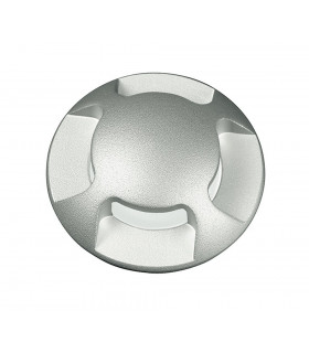 STEP 24V LED Recessed Floor & Decking Nickel - 4 Direction IP67 180lm 3000K 4.5x5.7cm-2