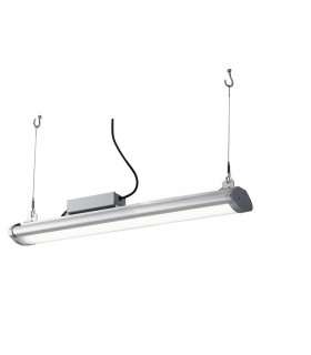 SUPERIA Outdoor LED Linear Batten Light Silver IP65 22500lm 4000K 90.5x13.5x7.2cm