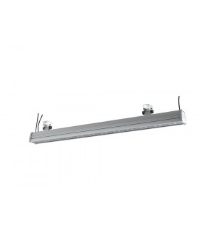 WALLWASHER Outdoor LED 36 Light Recessed Floor & Decking Aluminum IP65 RGB 122.5x14.5x8.2cm