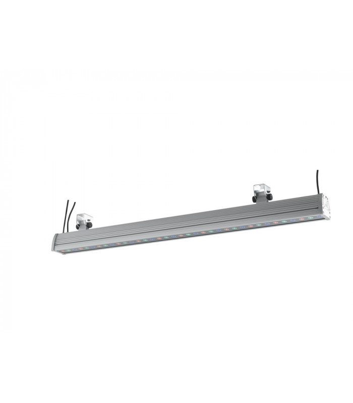 WALLWASHER Outdoor LED 36 Light Recessed Floor & Decking Aluminum IP65 RGB 122.5x14.5x8.2cm