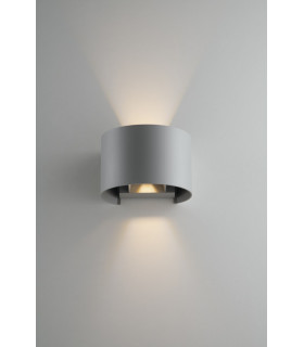 DELTA Outdoor 2 Light Up Down Light Grey IP54 543lm 3000K 14x12x10cm