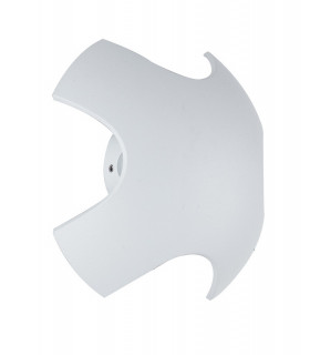GHIBLI Outdoor LED 4 Light Flush Wall Light White IP54 520lm 3000K 19.8x6.6cm-1