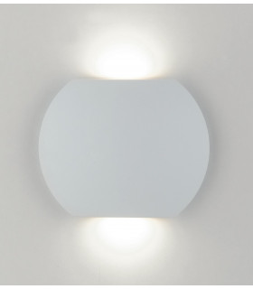 MIURA Outdoor LED 2 Light Up Down Light White IP54 520lm 3000K 16x12.8x3.5cm-2