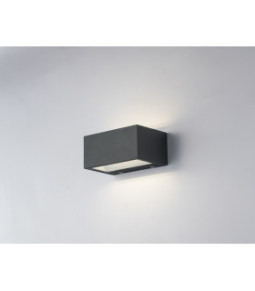 TWIN LED 2 Light Up Down Light Anthracite IP54 900lm 4000K 14x8.9x6.5cm-2