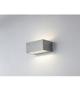 TWIN LED 2 Light Up Down Light Nickel IP54 900lm 4000K 14x8.9x6.5cm-2