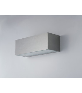 TWIN LED 2 Light Up Down Light Nickel IP54 3000lm 4000K 30x10.8x12cm-1