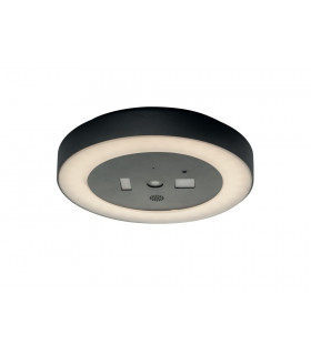 ZOOM LED Flush Ceiling Light Anthracite IP54 1800lm 4000K 30x5.5cm-1