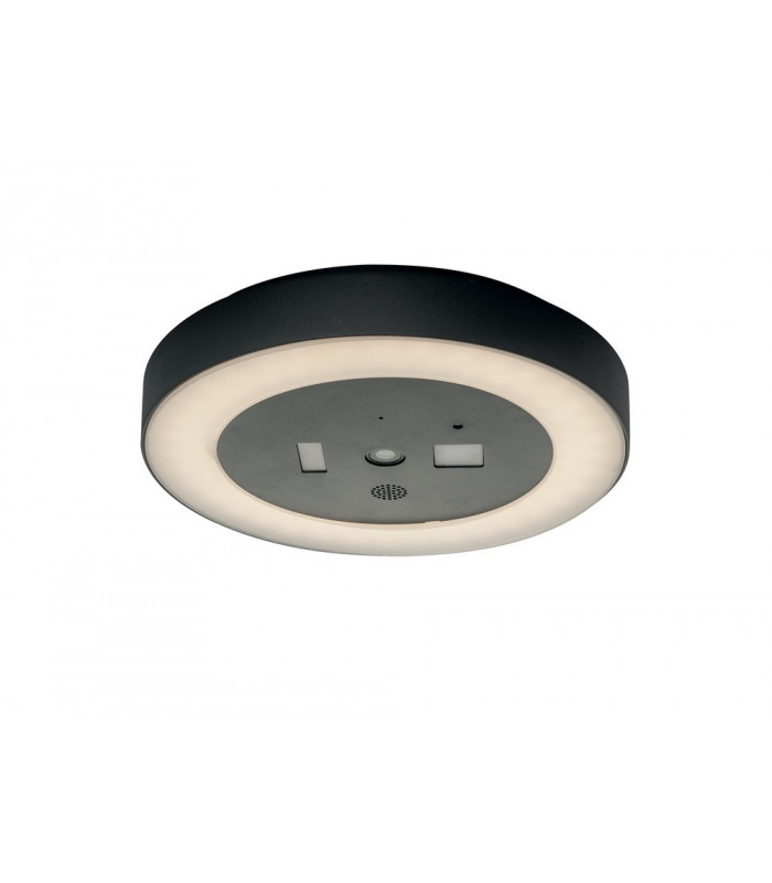 ZOOM LED Flush Ceiling Light Anthracite IP54 1800lm 4000K 30x5.5cm-1