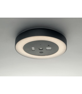 ZOOM LED Flush Ceiling Light Anthracite IP54 1800lm 4000K 30x5.5cm-2