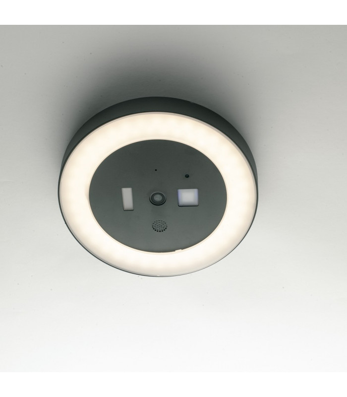 ZOOM LED Flush Ceiling Light Anthracite IP54 1800lm 4000K 30x5.5cm-3