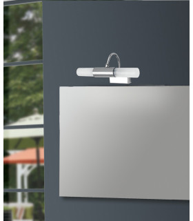 SPOT 2 Light Bathroom Over Mirror Light Chrome 23x12.5x11.5cm