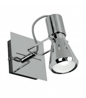 SPOT Single Adjustable Spotlight Chrome 19x14x14cm