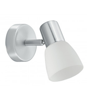 SPOT Single Adjustable Spotlight Nickel 11x12.5cm