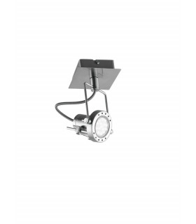 SPOT LED Single Spotlight Nickel 400lm 2700K 12x16cm